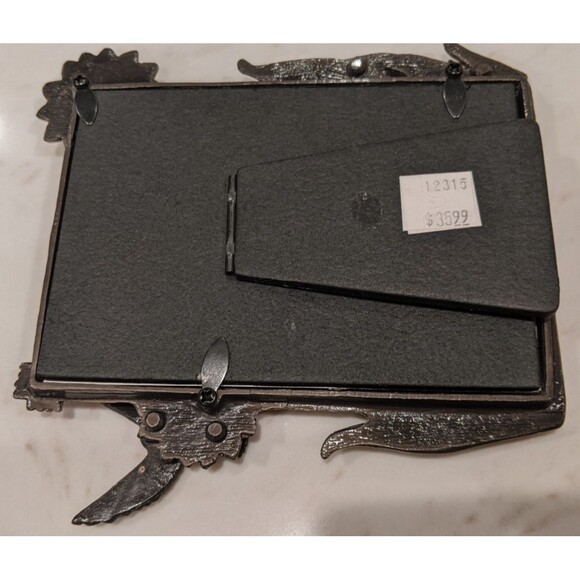 NEW~MistCo, Inc. Metal 3.5" X 5" Flowers & Hummingbird Picture Photo Frame - Picture 8 of 9